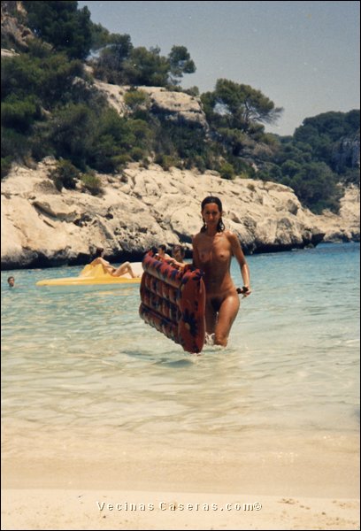 Tatiana en la playa