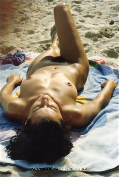 Tatiana en la playa